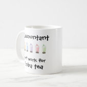 Mug Travaillera pour le thé de Boba (Devant gauche)