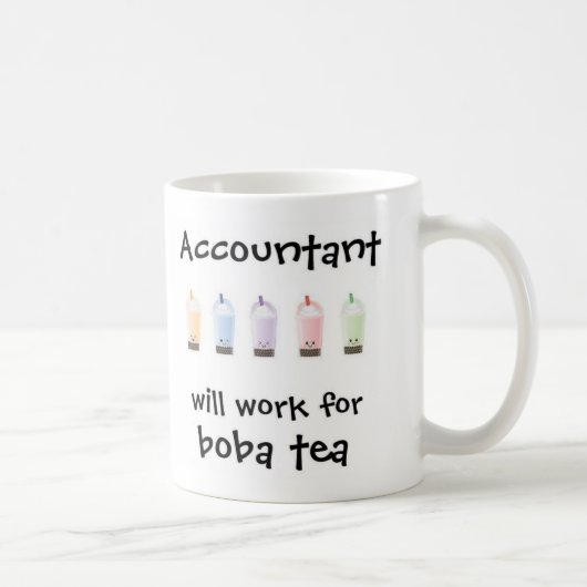 Mug Travaillera pour le thé de Boba (Droite)