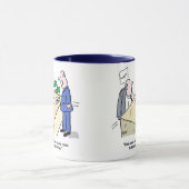 Mug Travailleur de bureau amusant (Centre)