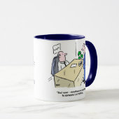 Mug Travailleur de bureau amusant (Devant droit)