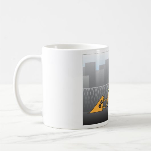 Mug Travailleur de construction robotique (Gauche)