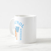 Mug Travailleur de la patrouille de panneau (Devant gauche)