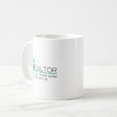 Mug Travailleur de Miracle Funny Realtor (Devant gauche)