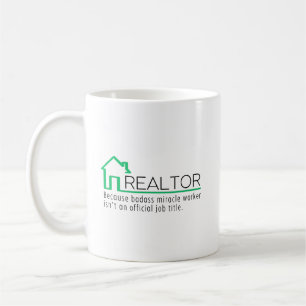 Mug Travailleur de Miracle Funny Realtor