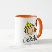 Mug Travailleur du bâtiment (Devant droit)