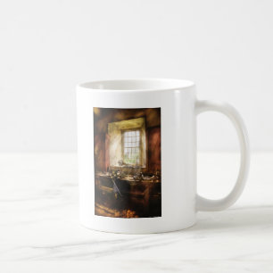 Mug Travailleur du bois - beaucoup de vieux outils