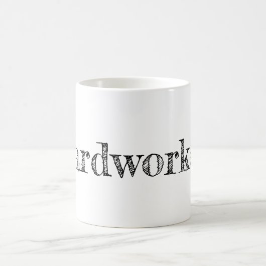 Mug Travailleur dur (Centre)