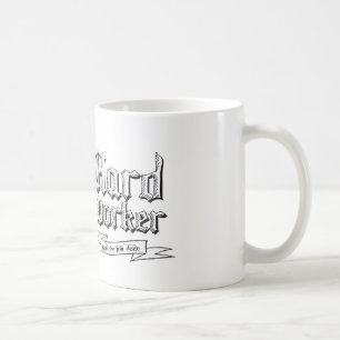 Mug Travailleur dur : Obtient le travail effectué