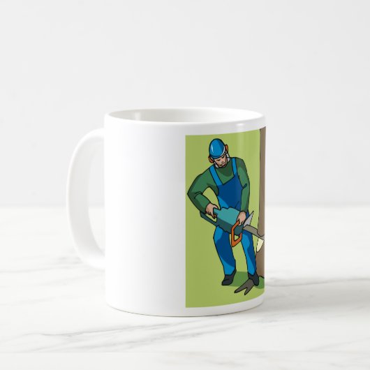 Mug Travailleur forestier (Devant gauche)