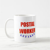 MUG TRAVAILLEUR POSTAL RETRAITÉ (Gauche)