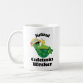 Mug Travailleur retraité de cafétéria (tortue) (Gauche)