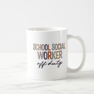 Mug Travailleur Social Hors Service Dernier Jour De L'