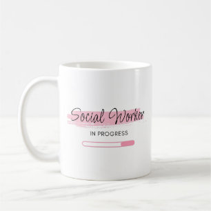 Mug Travailleur social personnalisé en cours