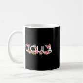 Mug Travailleuse de naissance Doula Fleur 1 (Gauche)