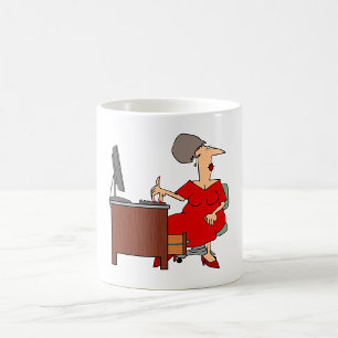 Mug Travailleuse du bureau femme