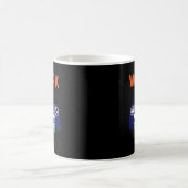 Mug Travaillez dur, Jouez si dur Relaxé (Centre)