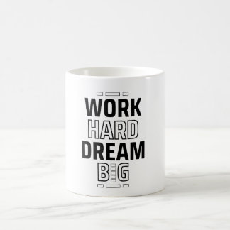 Mug Travaillez Fort Rêvez Grand Casquette de Camionneu