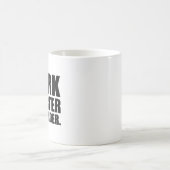 Mug Travaillez plus intelligemment et non plus dur Mot (Centre)