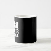Mug Travaillez plus intelligemment et non plus dur Mot (Centre)