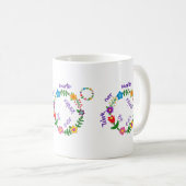 Mug Travaillez toujours plus intelligemment, soyez tou (Devant droit)