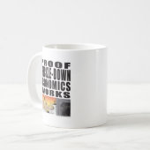 Mug Travaux de diffusion d'économie de preuve (Devant gauche)