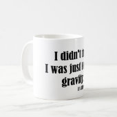 Mug Travaux de gravité (Devant gauche)