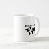 Mug Travel addict - world travel gift (Devant droit)