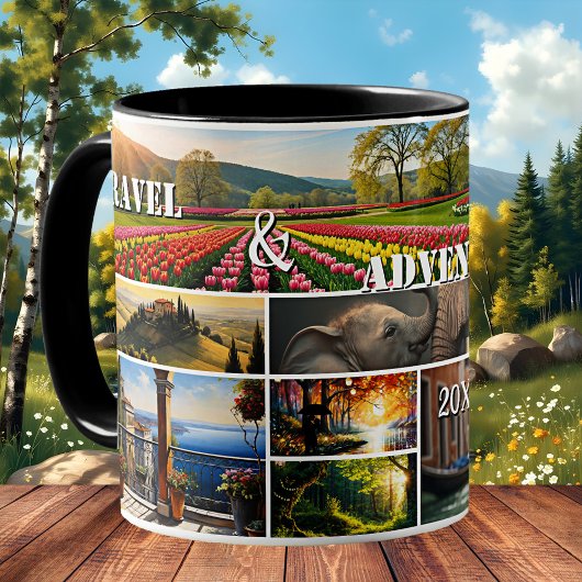Mug Travel and Adventure Holiday Photo Collage 