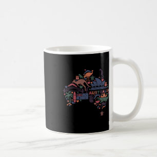 Mug Travel Australia Carte Sydney Australian Vacances 