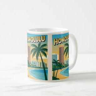 Mug Travel Honulu, Hawaii cadeaux de plage tropicale