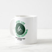 Mug Travel Lite, Réduire les empreintes carbone.w (Devant gauche)