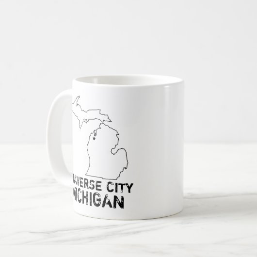 Mug Traverse City Michigan (Devant gauche)