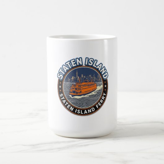 Mug Traversée du Staten Island Ferry - Aube (Centre)