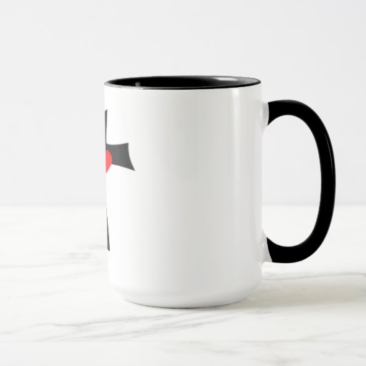 MUG TRAVERSER LE COEUR ROUGE (Droite)