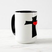 MUG TRAVERSER LE COEUR ROUGE (Devant gauche)