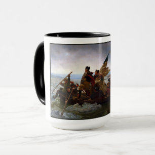 Mug Traverser le Delaware 1776 : général George Washin