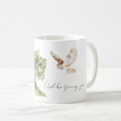 Mug Tree Owl Be Seeing You Bird (Devant droit)