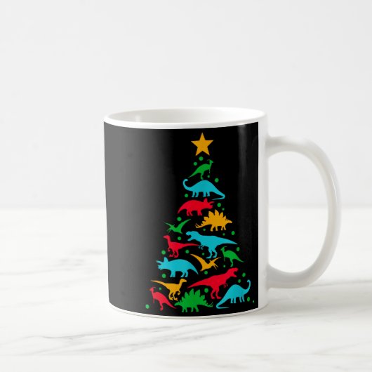 Mug Tree Rex Dinosaur Dino Tree Christmas Tree Funny  (Droite)