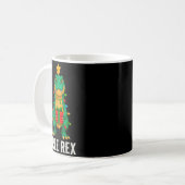 Mug Tree Rex Drôle de dinosaure de Noël (Devant gauche)