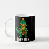 Mug Tree Rex Drôle de dinosaure de Noël (Gauche)