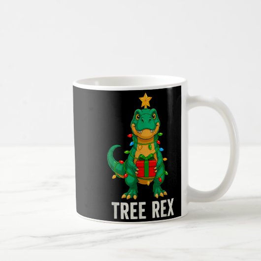 Mug Tree Rex Drôle de dinosaure de Noël (Droite)