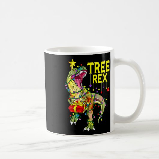 Mug Tree Rex! Drôle de paléontologue de Noël (Droite)