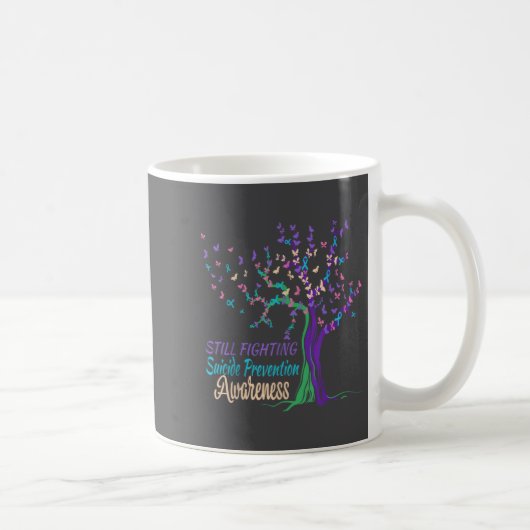Mug Tree Ribbon Still Fighting Suicide Prevention Awar (Droite)