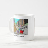Mug Tree Vs Chain Saw Funny Rick London Cadeaux (Devant gauche)