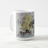 Mug treee décorant le raton laveur (Devant gauche)