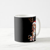 Mug Treeing Walker Coonhound Dog Christmas Lights Sant (Devant droit)