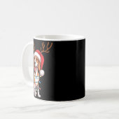 Mug Treeing Walker Coonhound Dog Christmas Lights Sant (Devant gauche)