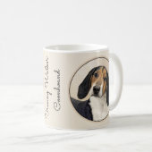 Mug Treeing Walker Coonhound Peinture - Art original (Devant droit)