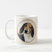 Mug Treeing Walker Coonhound Peinture - Art original (Gauche)