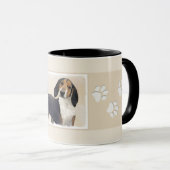Mug Treeing Walker Coonhound Peinture - Art original (Devant droit)
